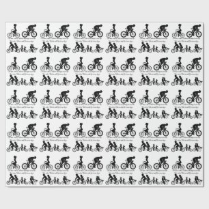 PAPIER CADEAU NOUS MONTONS UN VÉLO