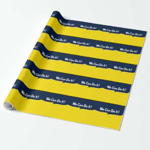 Papier Cadeau Nous pouvons le faire Rosie Graphic Bubble