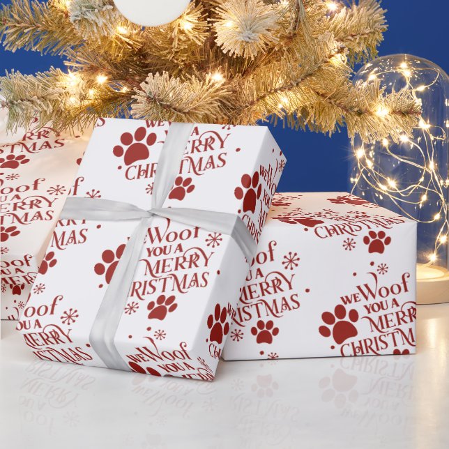 Papier Cadeau Nous t'avons fait un joyeux Noël (Vacances)