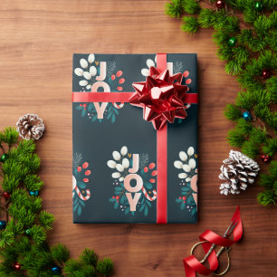 Papier Cadeau Nous Vous Souhaitons JOIR, Sucre de canne de Noël 