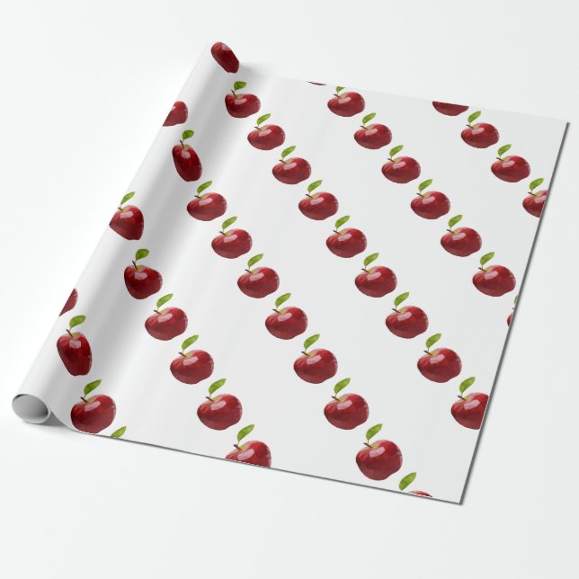 Papier Cadeau Nouvelle pomme (Déroulé)