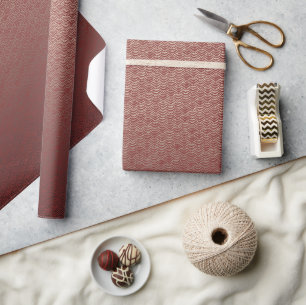 Papier Cadeau Nuages   Cranberry Ombre