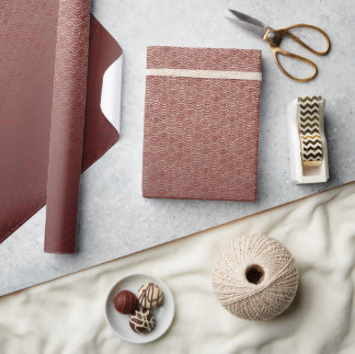 Papier Cadeau Nuages | Cranberry Ombre