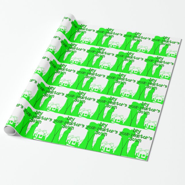Papier Cadeau Nucléaire drôle (Déroulé)