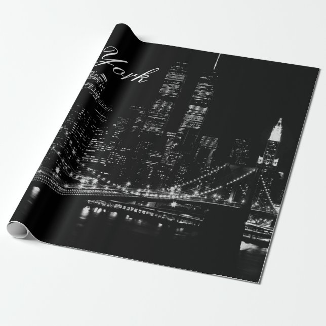 Papier Cadeau Nuit à New York (Déroulé)