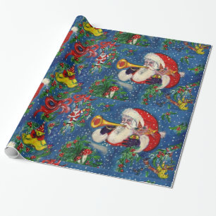 PAPIER CADEAU NUIT DE NOËL / PÈRE NOËL