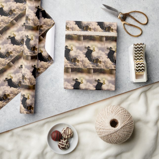 Papier Cadeau Nuits de porcelaine V (Artisanat)