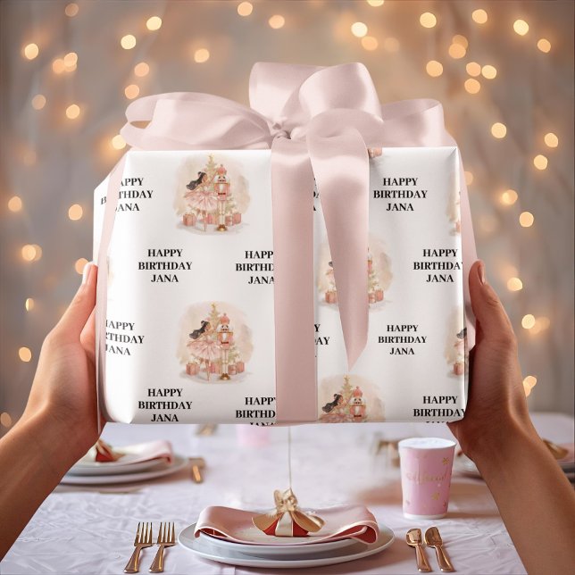 Papier Cadeau Nutcracker Ballerina Birthday (Créateur téléchargé)
