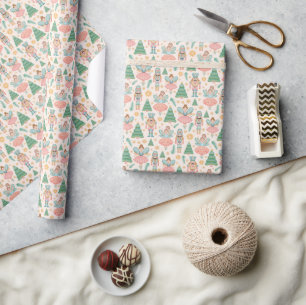 Papier Cadeau Nutcracker Ballet Motif de vacances