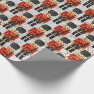 Papier Cadeau Nutcracker Jouet Soldat Noël Enfants de Noël