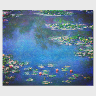 Papier Cadeau Nymphéas vintage par Claude Monet