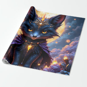 Papier Cadeau Nyx – Gardien du Clair de Lune. 
