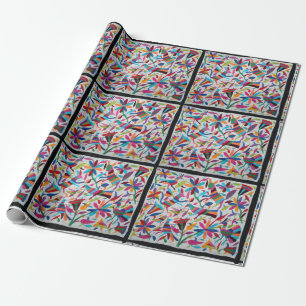 Papier Cadeau Oaxaca Mexique Boho ethnique hispanique maya