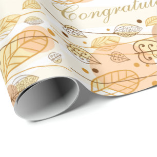 Papier Cadeau Occassions spéciales Enveloppement papier-Félicita