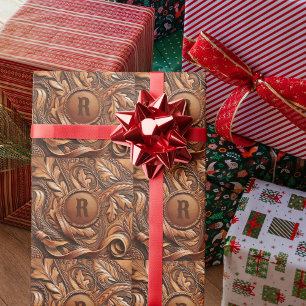 Papier Cadeau Occidental Outils en cuir Impression personnalisée
