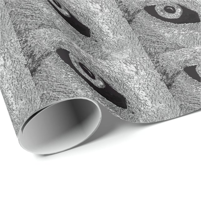 PAPIER CADEAU OEIL DE LOUP (Coin rond)