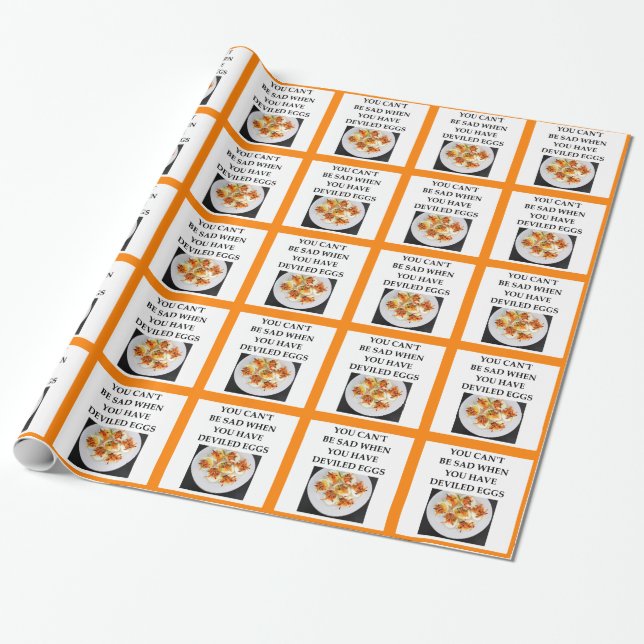 Papier Cadeau Oeufs de DEVILED (Déroulé)