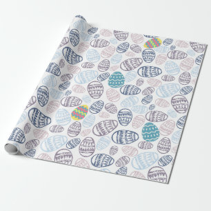 Papier Cadeau OEufs de Pâques