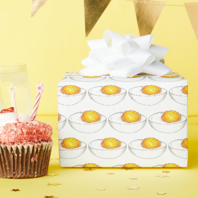 Papier Cadeau Oeufs maléfiques farcis Oeufs farcis Pique-nique A (Fête d'anniversaire)
