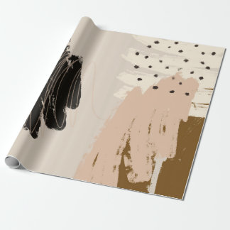 Papier Cadeau OEuvre abstraite contemporaine, backgro décoratif