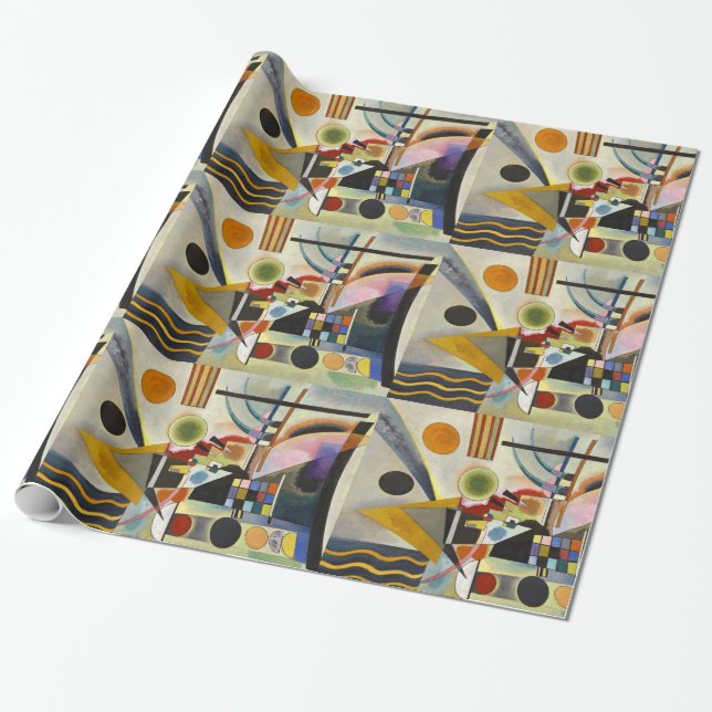 Papier Cadeau Oeuvre Abstraite de Kandinsky (Déroulé)