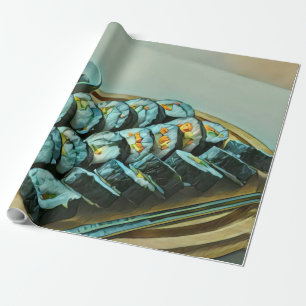 Papier Cadeau Oeuvre vintage de Sushi