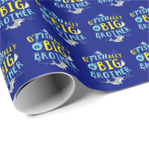 Papier Cadeau Officiellement - O'Fishally un jeu de mots Big Bro