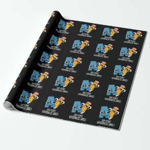 Papier Cadeau Oh Font Goodness Sake Funny Type Puns Dark BG