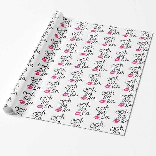 Papier Cadeau Oh ! papier d'emballage de La de La (Déroulé)