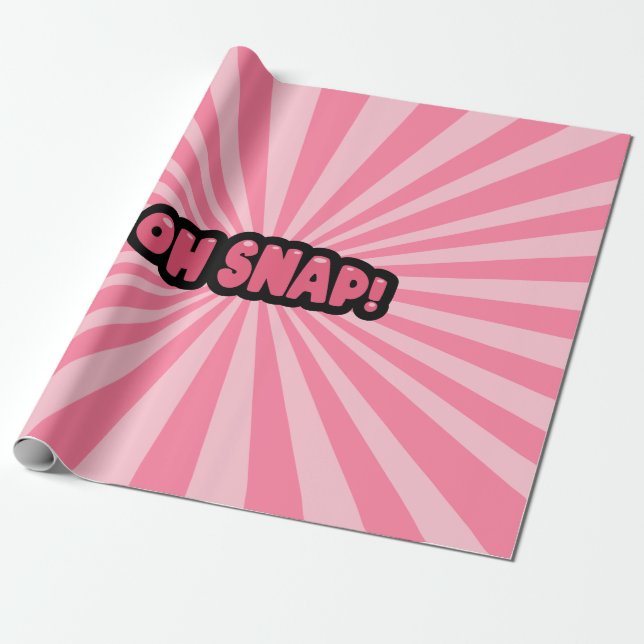 Papier Cadeau Oh, Snap ! (Déroulé)