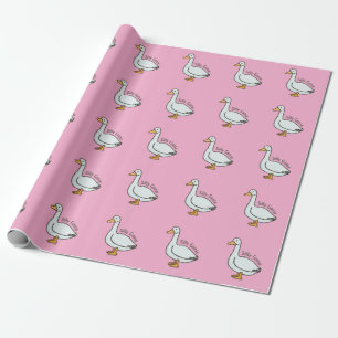 Papier Cadeau Oie Amusante, Oie Amère, Oie Silly