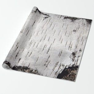 Papier Cadeau Oiseau blanc Rustique cadeau de vacances