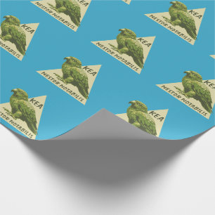 Papier Cadeau oiseau Kea de Nouvelle-Zélande