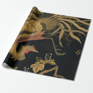 Papier Cadeau Oiseau mythique Howo d'Audsley : Phénix japonais d