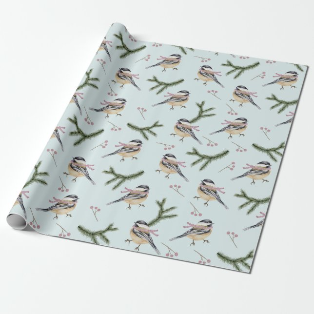 Papier Cadeau Oiseaux (Déroulé)