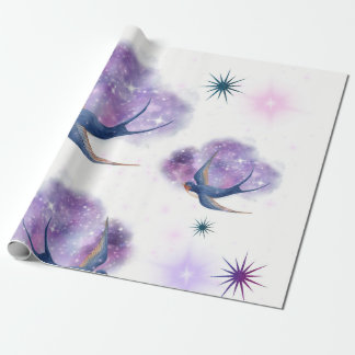 Papier Cadeau Oiseaux de paradis