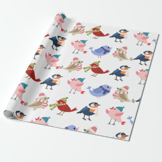 Papier Cadeau Oiseaux douillets