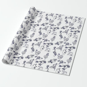 Papier Cadeau Oiseaux fabuleux