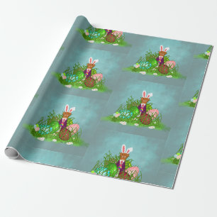 Papier Cadeau Oliver La Loutre et la grande chasse aux œufs de P