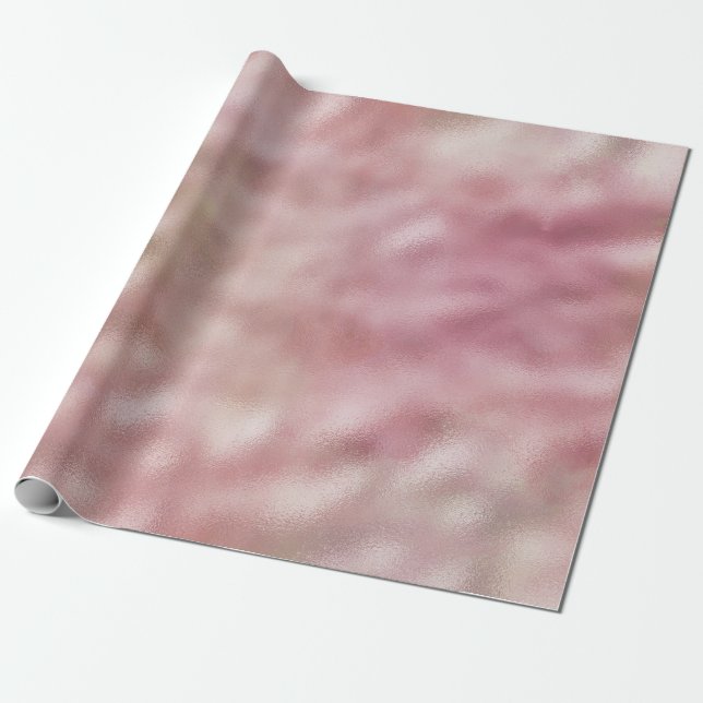 Papier Cadeau Ombre glam or rose (Déroulé)