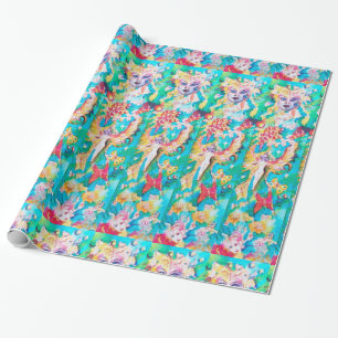 PAPIER CADEAU ONGLET FAIRY GRAPE