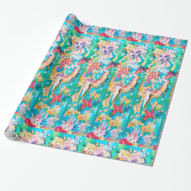 PAPIER CADEAU ONGLET FAIRY GRAPE (Déroulé)