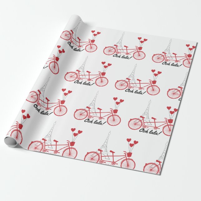 Papier Cadeau  Ooh La La (Déroulé)