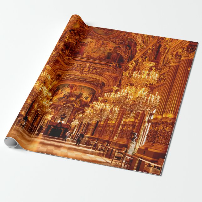 Papier Cadeau Opéra National de Paris Garnier en France (Déroulé)