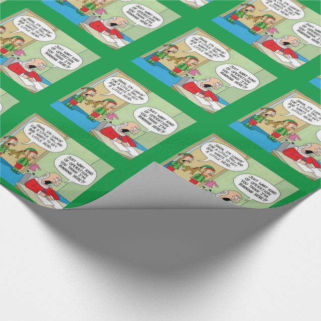 Papier Cadeau Opération atelier père Noël (Coin)