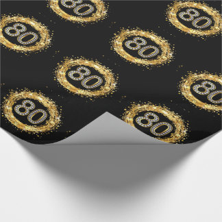 Papier Cadeau Or des confettis | de Bling de parties