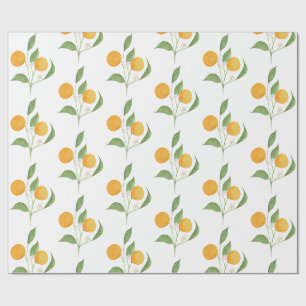 Papier Cadeau oranges