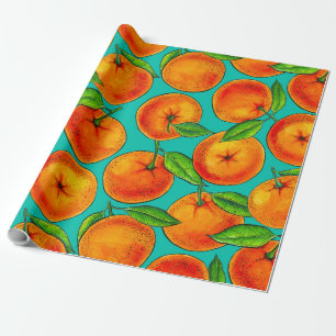 Papier Cadeau Oranges