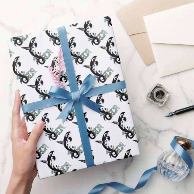 Papier Cadeau Orca Freedom Art papier d'enveloppement de voyage (Cadeaux)
