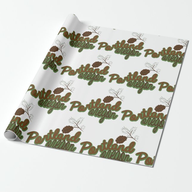 Papier Cadeau Oregon de Portland (Déroulé)